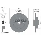 Textar Bremsscheibe 92133303 hinten, voll, 1 Stück