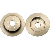 TRW Bremsscheibe DF6173 hinten, voll, 1 Stück