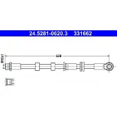 Ate 24.5281-0620.3 Bremsschlauch