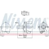 Nissens Wasserpumpe 832172