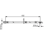 Bosch Bremsschlauch 1 987 481 A58