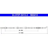 Ate Handbremsseil Seilzug Feststellbremse für VW Transporter V Bus (7HB, 7HJ, 7EB, 7EJ, 7EF, 7EG, 7HF, 7EC) Hinten 24.3727-3413.2