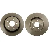 TRW Bremsscheibe DF6139 hinten, voll, 1 Stück