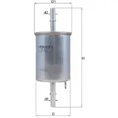 Knecht Kraftstofffilter KL 573 für Chevrolet Daewoo Matiz Nubira Wagon