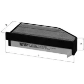 MAHLE ORIGINAL LUFTFILTER LX 1710 DIVERSE BMW