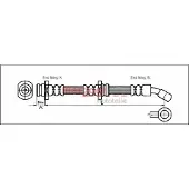 METZGER Bremsschlauch 4110081