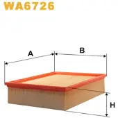 WIX FILTERS Luftfilter WA6726