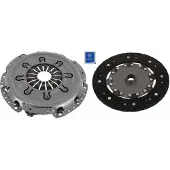 SACHS Kupplungssatz – Set mit Kupplungsscheibe, Druckplatte und Ausrücklager