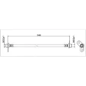 METZGER Autoteile Bremsschlauch [Hersteller-Nr. 4111745] für Mitsubishi