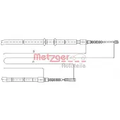 METZGER Handbremsseil Seilzug Feststellbremse für AUDI 80 Limousine (8C2, B4) Hinten Links Hinten Rechts Links 10.7545