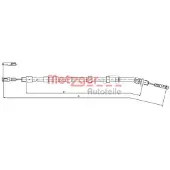METZGER Handbremsseil Seilzug Feststellbremse passend für MERCEDES-BENZ M-Klasse (W163) Hinten Links 10.9512