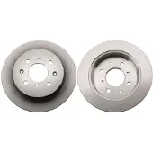 TRW Bremsscheibe DF6378 hinten, voll, 1 Stück