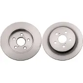 TRW Bremsscheibe DF6145 hinten, voll, 1 Stück