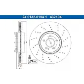 Ate Bremsscheibe 24.0132-0194.1, 1 Stück