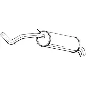 Bosal Endschalldämpfer 227-055