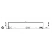 METZGER Bremsschlauch GREENPARTS 4112068