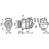 AVA Clever Choice Kompressor, Klimaanlage VNAK385