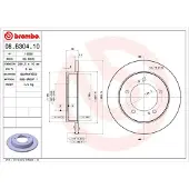 Brembo Bremsscheibe PRIME LINE 08.B304.10