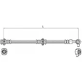 METZGER Bremsschlauch 4110131