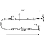 Bosch Seilzug, Feststellbremse 1 987 477 995