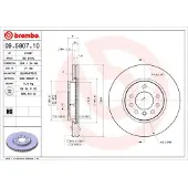 Brembo Bremsscheibe PRIME LINE 09.5807.10