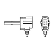 Ngk Lambdasonde MAZDA 1334 ZL27118861A,ZL2718861A,OZA495F8 Regelsonde,Lambda Sensor