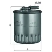 MAHLE ORIGINAL Kraftstofffilter MAHLE KL 155/1