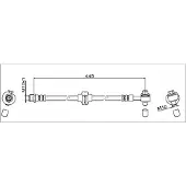 METZGER Bremsschlauch 4111952