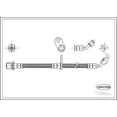 CORTECO Bremsschlauch ERSTAUSRÜSTERQUALITÄT [Hersteller-Nr. 19033102] für Toyota