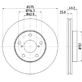 Hella Bremsscheibe PRO 8DD 355 118-691