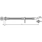 METZGER Bremsschlauch 4110490