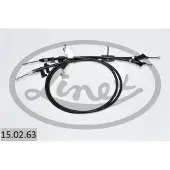 Linex Handbremsseil 15.02.63 Hinten für FORD FOCUS III Turnier 1545/1435/1460/1355mm