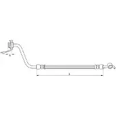 METZGER Autoteile Bremsschlauch [Hersteller-Nr. 4111056] für Hyundai