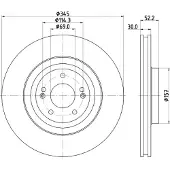 Hella Bremsscheibe PRO 8DD 355 132-681