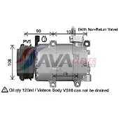 Ava Cooling Kompressor, Klimaanlage FDAK674