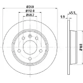 Hella Bremsscheibe PRO 8DD 355 104-501