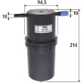 Valeo Kraftstofffilter 587089 für VW CRAFTER 30-50 Kasten (2E) Leitungsfilter