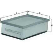 Knecht Luftfilter MAHLE LX 1033