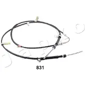 Japko Seilzug, Feststellbremse 131831 hinten für Suzuki