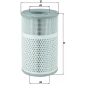 MAHLE ORIGINAL Luftfilter MAHLE LX 2079