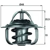 MAHLE ORIGINAL Thermostat, Kühlmittel TX 5 88D