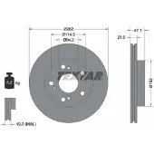 Textar Bremsscheibe 92175803, 1 Stück