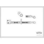 CORTECO Bremsschlauch ERSTAUSRÜSTERQUALITÄT [Hersteller-Nr. 19032983] für Honda
