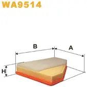 WIX FILTERS Luftfilter WA9514