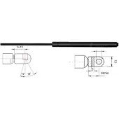 METZGER 2110030 Gasfeder Heckklappendämpfer für VW TRANSPORTER III Bus 512mm