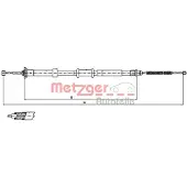 METZGER Seilzug, Feststellbremse 12.0764