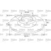 Valeo Bremsscheibe COATED 675401