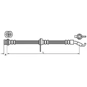 METZGER Bremsschlauch 4110468