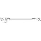 METZGER Bremsschlauch 4110850