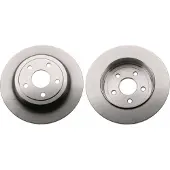 TRW Bremsscheibe DF6492 hinten, voll, 1 Stück